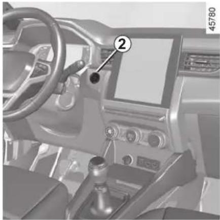 RENAULT Captur (2020) - STARTING, STOPPING THE ENGINE: vehicle with card (2/5) - 1