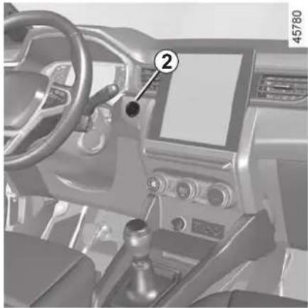 RENAULT Captur (2020) - STARTING, STOPPING THE ENGINE: vehicle with card (3/5) - 1