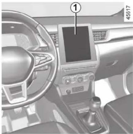 RENAULT Captur (2020) - CLOCK AND EXTERIOR TEMPERATURE (1/2) - 1