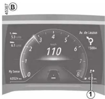 45367 B 5.3 L/100 6.1 L/100 110 km/h Av. de Lauzun 1500m My Sense 63524 km - 8 452 km ①