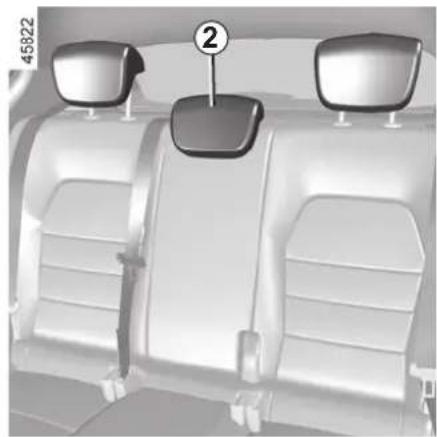RENAULT Captur (2020) - To remove the headrest - 1
