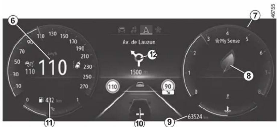 6 110 km/h 90 130 150 170 70 210 50 230 110 250 270 10 432 km 1 46755 Av. de Lauzun 1500 m 110 90 8 My Sense 63524 km 10 9