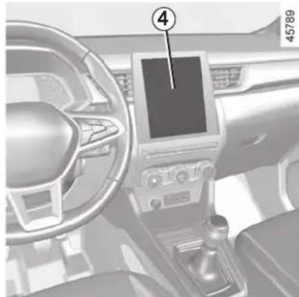 RENAULT Captur (2020) - Vehicles fitted with a multimedia screen. - 1