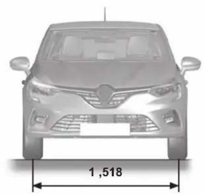 RENAULT Clio (2020) - Vehicle identification plate A - 7