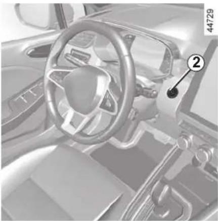 RENAULT Clio (2020) - STARTING, STOPPING THE ENGINE: vehicle with card (2/3) - 1