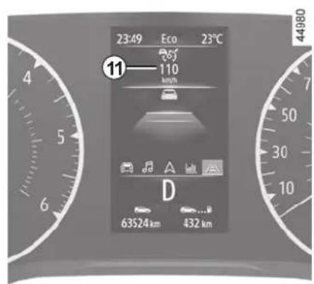 23:49 Eco 23°C 11—110 km/h D 63524 km 432 km