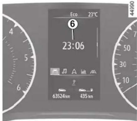 Eco 23°C 6 23:06 63524 km 435 km