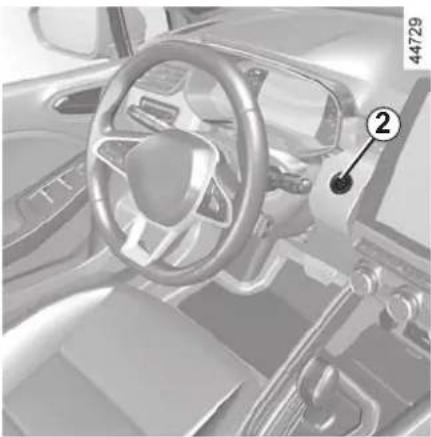 RENAULT Clio (2020) - STARTING, STOPPING THE ENGINE: vehicle with card (3/3) - 1