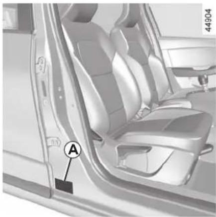 RENAULT Clio (2020) - VEHICLE IDENTIFICATION PLATES - 1
