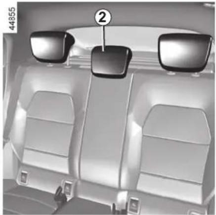 RENAULT Clio (2020) - To remove the headrest - 1