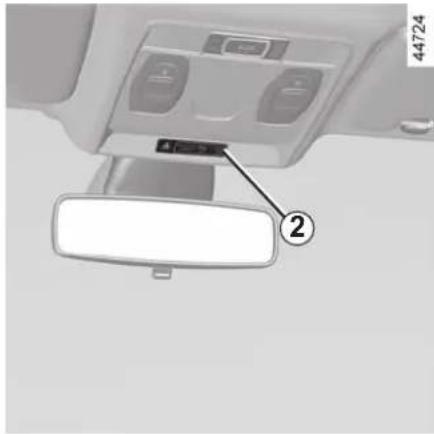 RENAULT Clio (2020) - Deactivating the front passenger airbag - 1