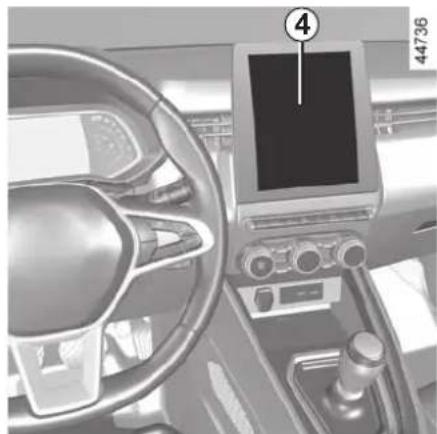 RENAULT Clio (2020) - Vehicles fitted with a multimedia screen. - 1