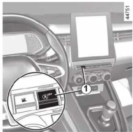 RENAULT Clio (2020) - Special feature of the automatic engine re-start - 2