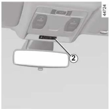 RENAULT Clio (2020) - Activating the front passenger airbag - 1