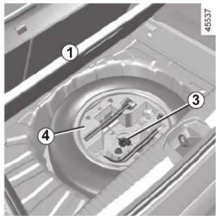 Technical diagram of a mechanical assembly with numbered components, likely a valve or pump component.