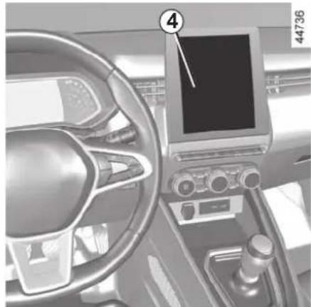 RENAULT Clio (2020) - Vehicles fitted with a multimedia screen. - 1