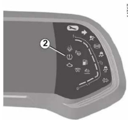 Diagram of a vehicle's rearview side with labeled components and directional arrows