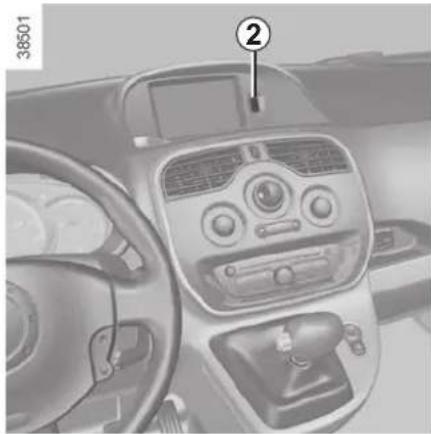 RENAULT Kangoo Z.E. (2020) - Deactivating the front passenger airbag - 1