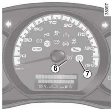 38997 50 70 90 110% 30 60 STOP 130 10 150 km/h ⑥ ⑦
