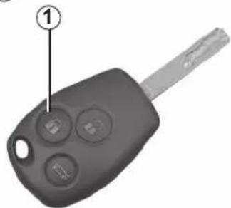 RENAULT Kangoo Z.E. (2020) - KEY, RADIO FREQUENCY REMOTE CONTROL: Use (1/2) - 2