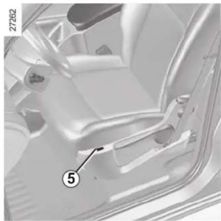 RENAULT Kangoo Z.E. (2020) - To tilt the seatback - 1