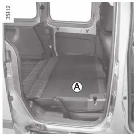 RENAULT Kangoo Z.E. (2020) - To fold down the seatback - 1
