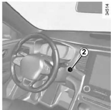 RENAULT Talisman (2020) - STARTING, STOPPING THE ENGINE: vehicle with RENAULT CARD (1/3) - 2