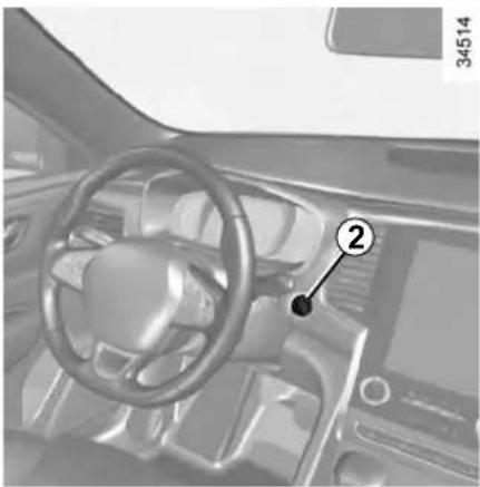 RENAULT Talisman (2020) - STARTING, STOPPING THE ENGINE: vehicle with RENAULT CARD (3/3) - 1