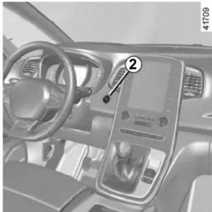 RENAULT Scenic (2020) - STARTING, STOPPING THE ENGINE: vehicle with RENAULT card (1/3) - 2
