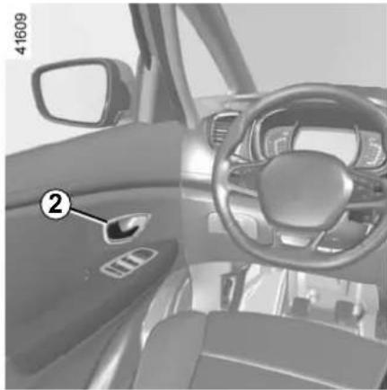 RENAULT Scenic (2020) - Opening the doors from the outside - 2