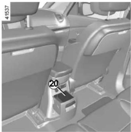 RENAULT Scenic (2020) - PASSENGER COMPARTMENT STORAGE SPACE AND FITTINGS (7/8) - 2