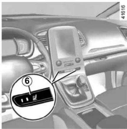 RENAULT Scenic (2020) - Adjusting the seat position - 1