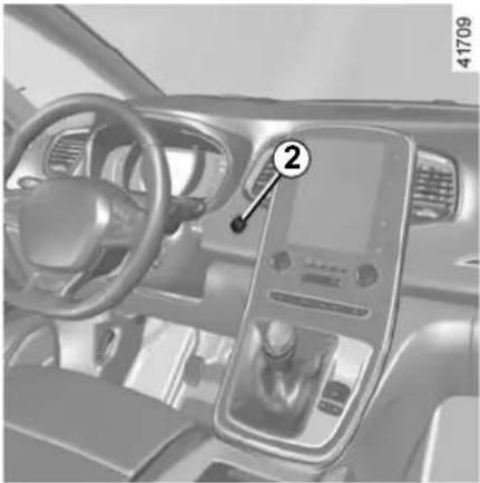 RENAULT Scenic (2020) - STARTING, STOPPING THE ENGINE: vehicle with RENAULT card (3/3) - 1