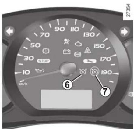 27354 70 90 110 130 50 150 30 STOP 170 10 km/h 190 ⑥ ⑦