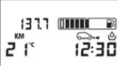 RENAULT Kangoo (2020) - TRIP COMPUTER AND WARNING SYSTEM: journey parameters (3/4) - 2
