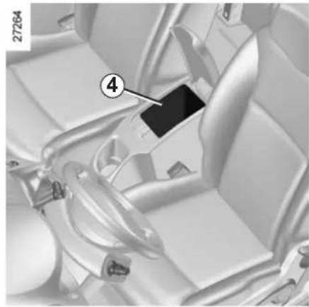 RENAULT Kangoo (2020) - Central storage compartment 4 - 1