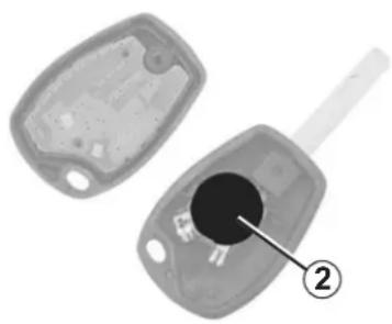 RENAULT Kangoo (2020) - Replacing the remote control battery - 1