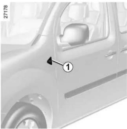 RENAULT Kangoo (2020) - INDICATOR LIGHTS: changing bulbs - 1
