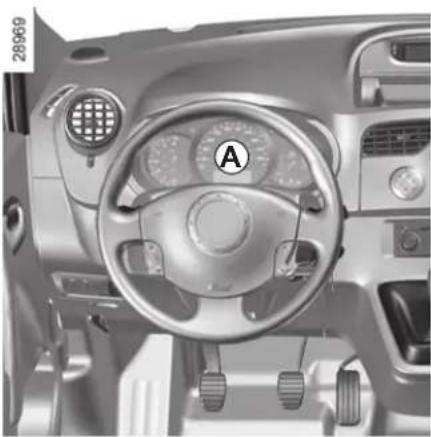 RENAULT Kangoo (2020) - INSTRUMENT PANEL: warning lights (1/4) - 1