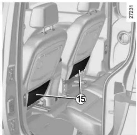 RENAULT Kangoo (2020) - PASSENGER COMPARTMENT STORAGE SPACE AND FITTINGS (4/5) - 2