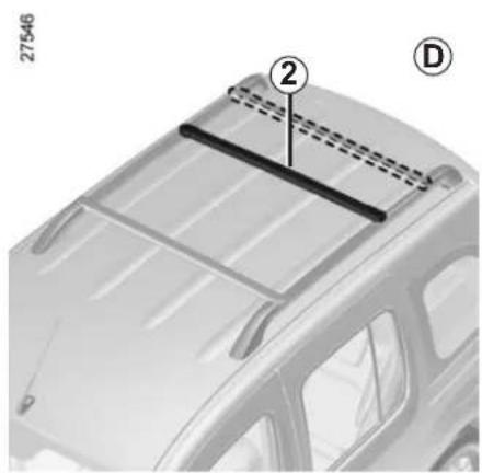 RENAULT Kangoo (2020) - To slide the bar - 1