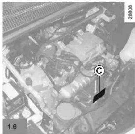 RENAULT Kangoo (2020) - Vehicle identification plate A - 4