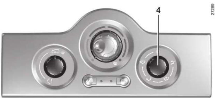 RENAULT Kangoo (2020) - Adjusting the air temperature - 1