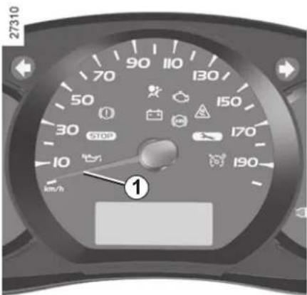 27310 90 110 130 70 50 150 30 STOP 170 10 190 km/h ①