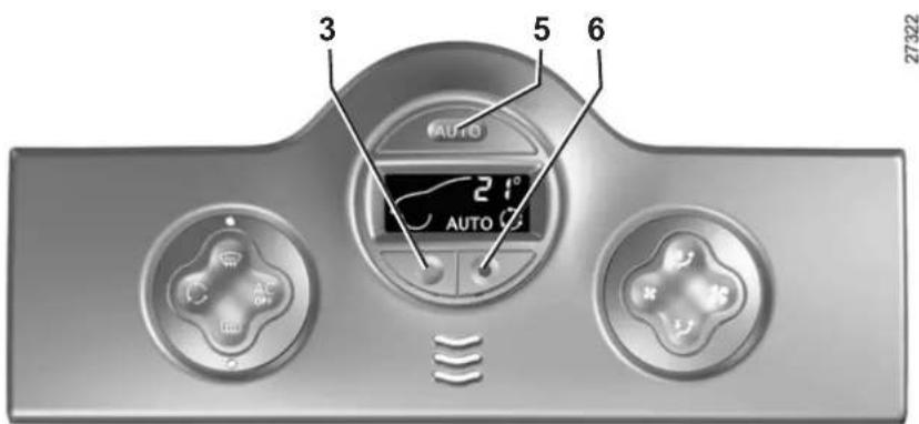 3 5 6 21° AUTO AUTO AC ON 27322