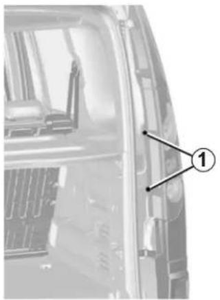 RENAULT Kangoo (2020) - REAR LIGHTS: changing bulbs (1/3) - 1