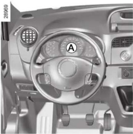 RENAULT Kangoo (2020) - INSTRUMENT PANEL: warning lights (3/4) - 1