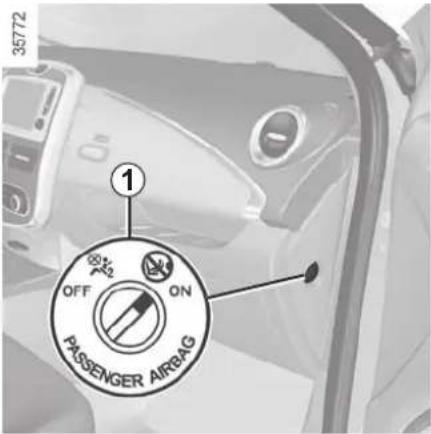 35772 OFF ON PASSENGER AIRBAG
