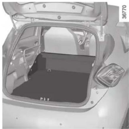 RENAULT Zoe (2020) - LUGGAGE COMPARTMENT COVER: utility versions - 4