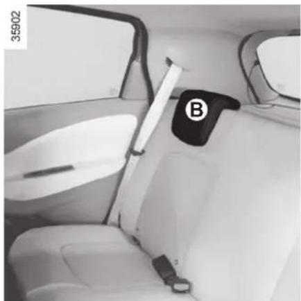 RENAULT Zoe (2020) - To remove the headrest - 1